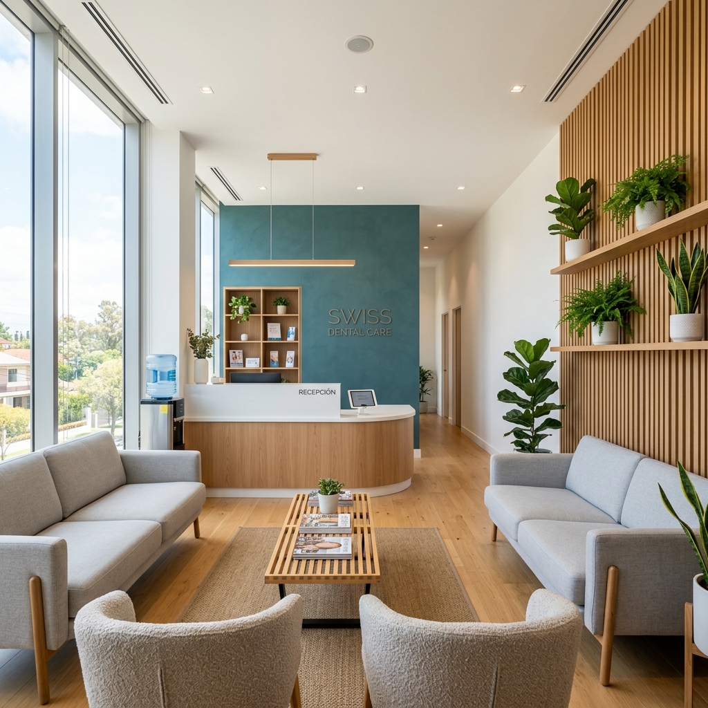 Interno della clinica dentale moderna